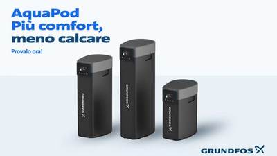 Grundfos – AquaPod – Più comfort, meno calcare